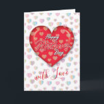 Fijne Moederdag Ontwerp<br><div class="desc">Kleurrijke hartspikkels die naar beneden regenen gemaakt door illustrator ®Edward Eksi.</div>