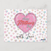 Fijne Moederdag Ontwerp Briefkaart (Achterkant)