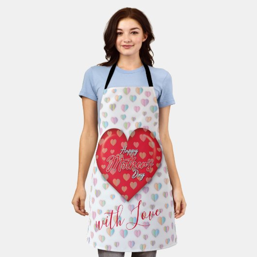 Fijne Moederdag ontwerp Schort (Gedragen)