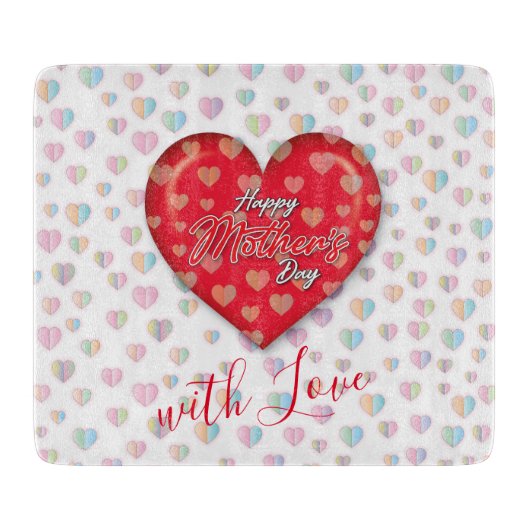 Fijne Moederdag Ontwerp Snijplank (Voorkant)