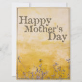 Fijne moederdag op  bloem - Eng (Voorkant)