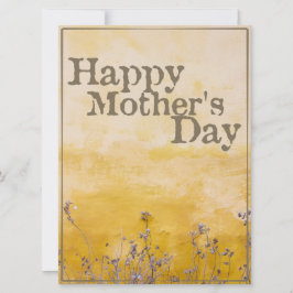 Fijne moederdag op  bloem - Eng