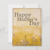 Fijne moederdag op  bloem - Eng (Voorkant)