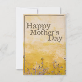 Fijne moederdag op  bloem - Eng