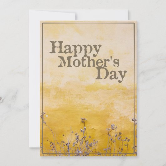 Fijne moederdag op  bloem - Eng (Voorkant)