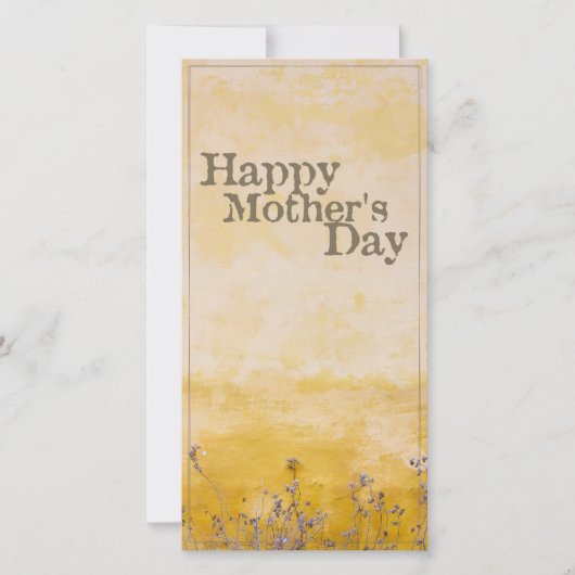 Fijne moederdag op  bloem - Eng (Voorkant)