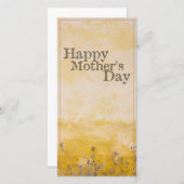 Fijne moederdag op  bloem - Eng (Voorkant / Achterkant)