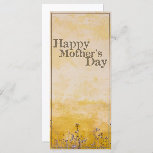 Fijne moederdag op  bloem - Eng (Voorkant / Achterkant)