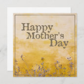 Fijne moederdag op  bloem - Eng (Voorkant / Achterkant)