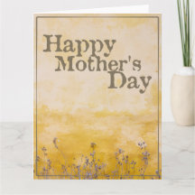 Fijne moederdag op  bloem - Eng