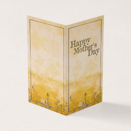 Fijne moederdag op  bloem - Eng Kaart