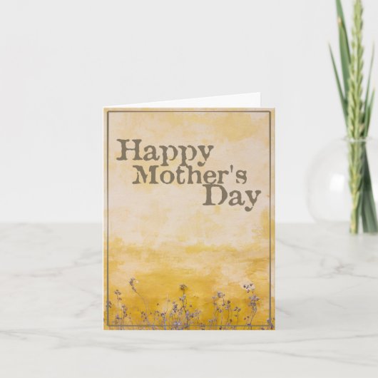 Fijne Moederdag op Vintage Bloemenweide - NL Kaart (Voorkant)