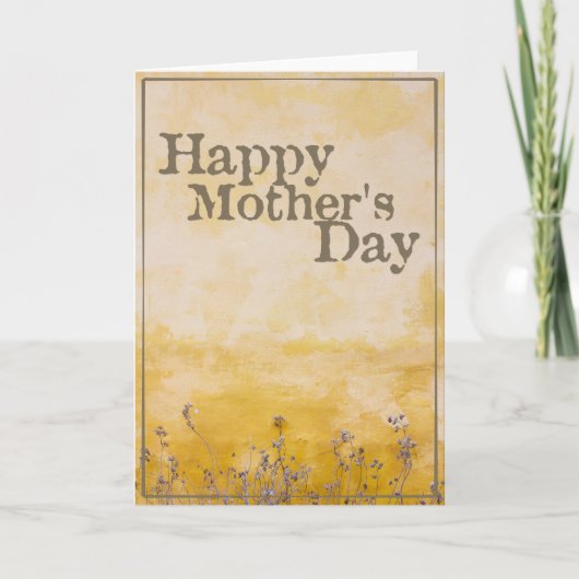 Fijne Moederdag op Vintage Bloemenweide - NL Kaart (Voorkant)