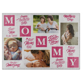 Fijne Moederdag! Personaliseer uw foto's Snijplank