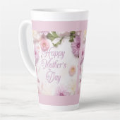 Fijne Moederdag Roze Latte Mok (Linkerhoek)