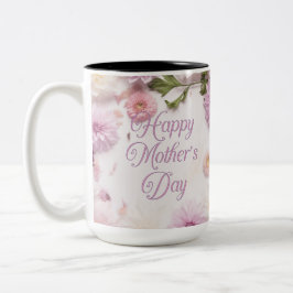 Fijne Moederdag Roze Tweekleurige Koffiemok