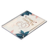 Fijne Moederdag spirale foto (80 pagina's voor B&W Notitieboek (Linkerzijde)