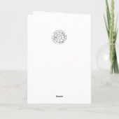 Fijne Moederdag Stiefmoeder Bloemen Kaart (Achterkant)