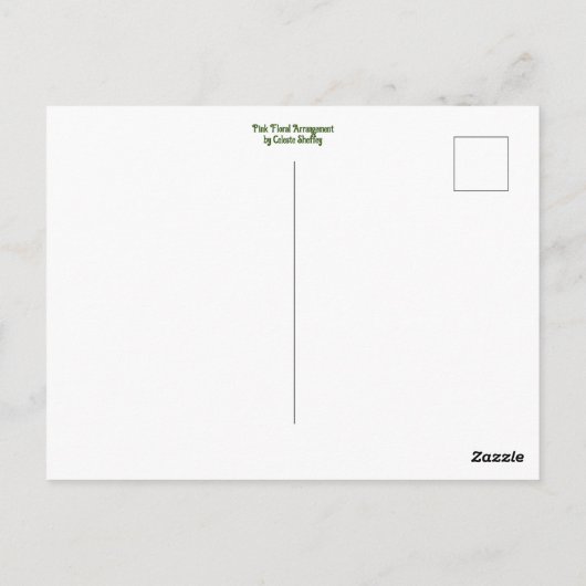 Fijne Moederdag tante! Briefkaart (Achterkant)