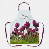 Fijne Moederdag, tulpen, Schort (Voorkant)