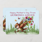 Fijne Moederdag uit OMA'S GARDEN Feestdagenkaart (Voorkant / Achterkant)