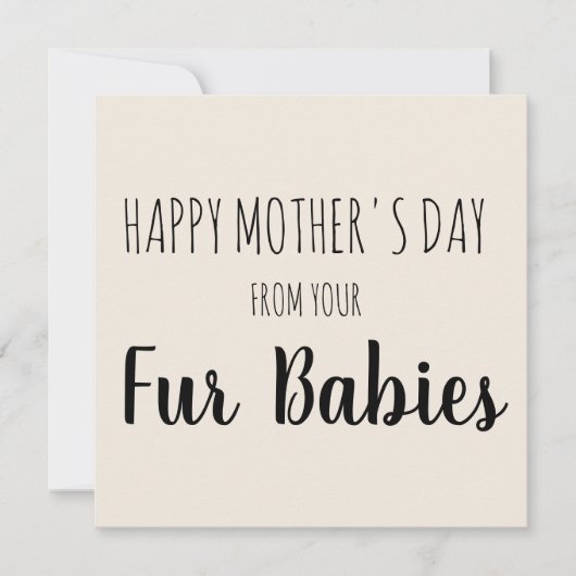 Fijne Moederdag van jullie baby's Feestdagenkaart (Voorkant)