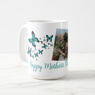 Fijne Moederdag Vlinder Schattige Foto  Koffiemok
