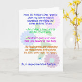 Fijne Moederdag voor alles wat je hebt doorstaan.. Kaart (Gele Bloem)