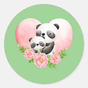 Fijne Moederdag voor Beste Moeder Ronde Sticker