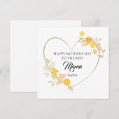 Fijne Moederdag voor de Beste Mama (Voorkant / Achterkant)