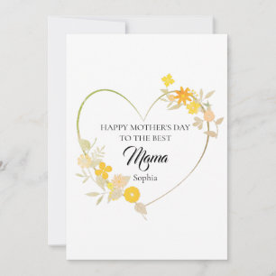 Fijne Moederdag voor de Beste Mama Kaart