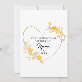 Fijne Moederdag voor de Beste Mama Kaart