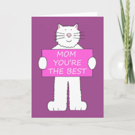 Fijne moederdag voor de kattenwijk van mama kaart