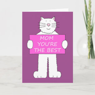 Fijne moederdag voor de kattenwijk van mama kaart