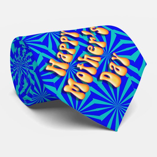 Fijne Moederdag voor een Groovy Gal! Stropdas (Opgerold)