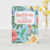 Fijne Moederdag voor mijn dochter  Kaart (Gele Bloem)