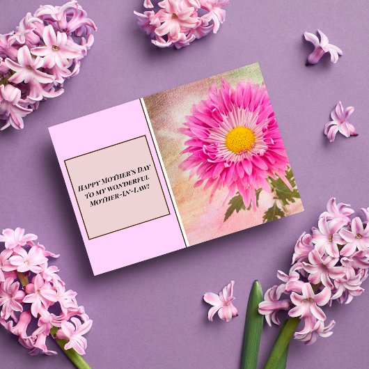 Fijne Moederdag voor mijn schoonmoeder Daisy Feestdagen Kaart