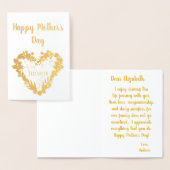 Fijne Moederdag voor mijn vrouw Folie Kaarten (Display)