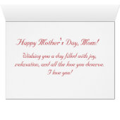 Fijne Moederdag, vossen (Binenzijde Horizontaal (Onderkant))