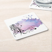 Fijne Moederdag Vrouwendag Kartonnen Onderzetters (Schuin)