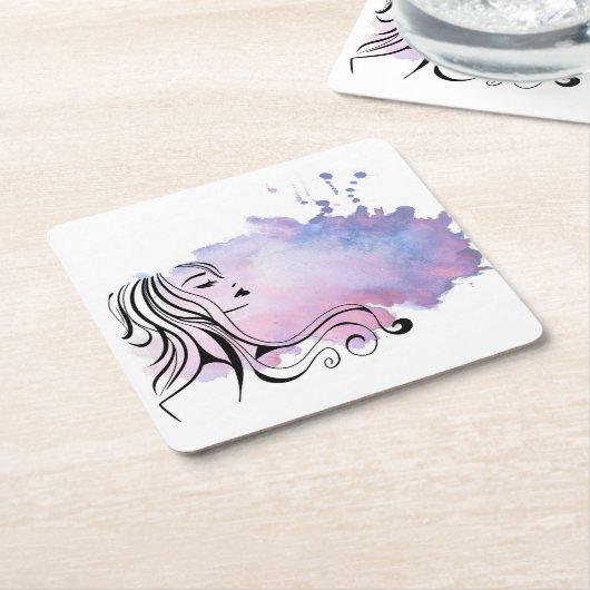 Fijne Moederdag Vrouwendag Kartonnen Onderzetters (Schuin)