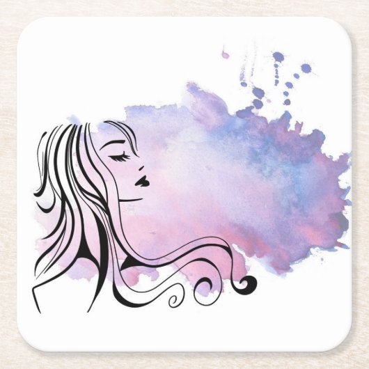 Fijne Moederdag Vrouwendag Kartonnen Onderzetters (Voorkant)