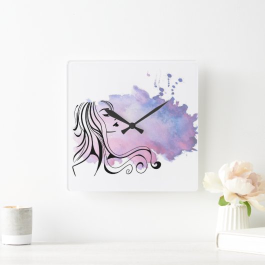 Fijne Moederdag Vrouwendag Vierkante Klok (Huis)