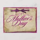 Fijne Moederdag wensen Briefkaart (Voorkant)