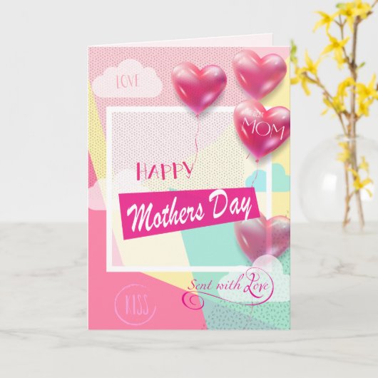 Fijne Moederdag! wenskaart Kaart (Gele Bloem)