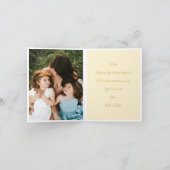 Fijne moederdag Wildbloemen voor onze moeder Bedankkaart (Binnen)