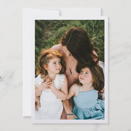 Fijne moederdag Wildbloemen voor onze moeder Feestdagenkaart (Achterkant)