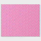 Fijne Moederdag Wit op Roze Inpakpapier (Vlak)