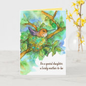 Fijne moeders dag moeder om vochtig te zijn kaart (Gele Bloem)