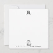 Fijne Moedersdag Bloemen Rechts Roze Perzik Feestdagenkaart (Achterkant)